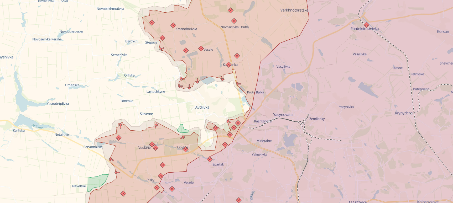 Russian all-out assault on Avdiivka: Potential battle scenarios and threat of encirclement
